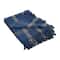 Hello Honey® Plaid Recycled Cotton Blend Throw Blanket with Fringe